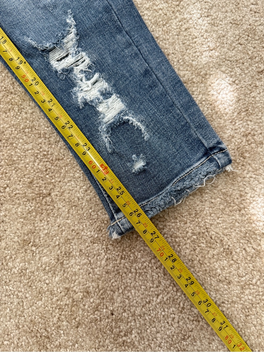 NWT KanCan Kaleigh Distressed Mid Rise Skinny Jeans Size 5/26 - Picture 7 of 7